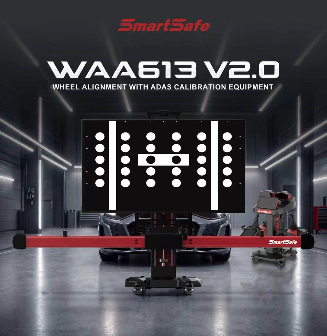 SmartSafe WAA613 V2.0 – 3D-Achsvermessung, ADAS-Kalibrierung & Diagnose