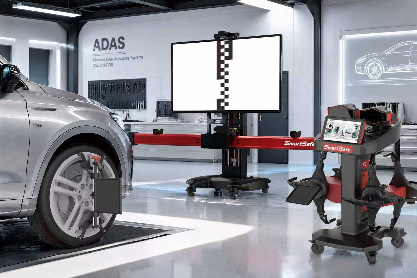 SmartSafe WAA613 V2.0 – 3D-Achsvermessung, ADAS-Kalibrierung & Diagnose