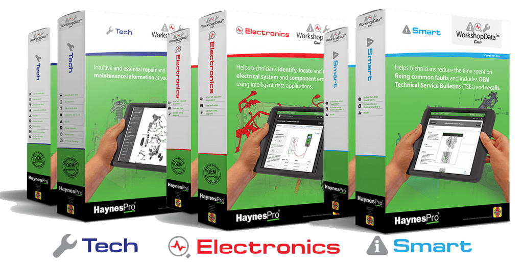 ELECTRONICS, TECH &amp; SMART database by HaynesPro – annual license