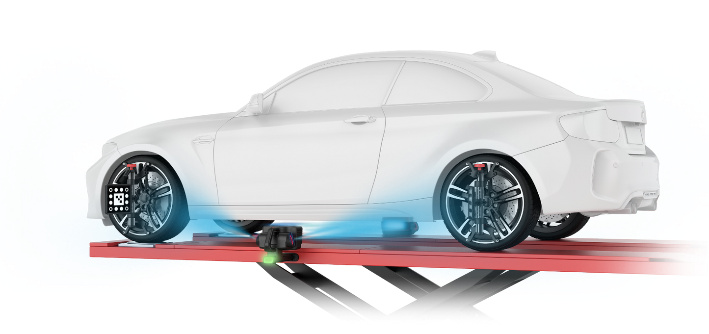 SmartSafe WA613 – 3D-Achsmessgerät – 3-Punkt-Halter (Reifenmontage)